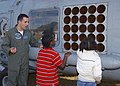 US Navy 061026-N-8544C-076 Lt. Jarrod Hair answers questions about the SH-60B Seahawk helicopter.jpg