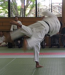 Uchi-mata judo fotoğrafı