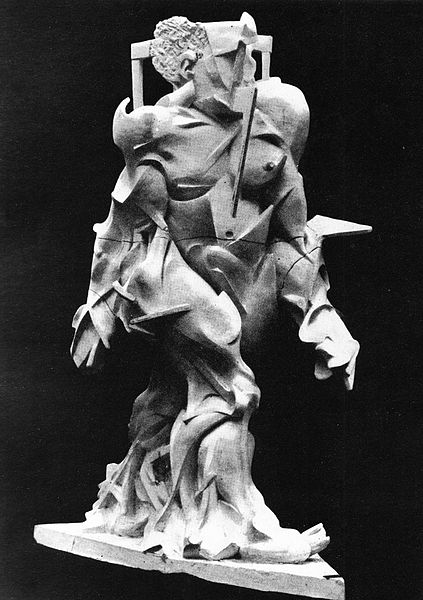 File:Umberto Boccioni, 1913, Synthèse du dynamisme humain (Synthesis of Human Dynamism), location unknown, destroyed.jpg