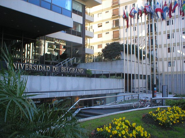 The front of Universidad de Belgrano