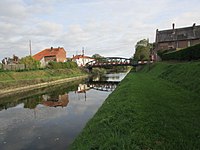 Le pont sur le canal de Saint-Quentin.