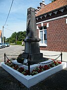 Vercourt, Somme, France, monument.JPG