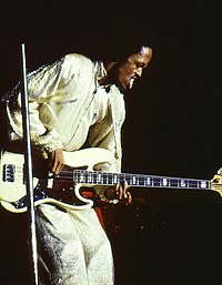 White performing in the Netherlands, 1982 Verdine White in 1982 with Earth Wind and Fire.jpg