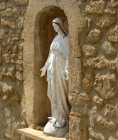 File:Vierge enceinte de Cornillon, profil.jpg