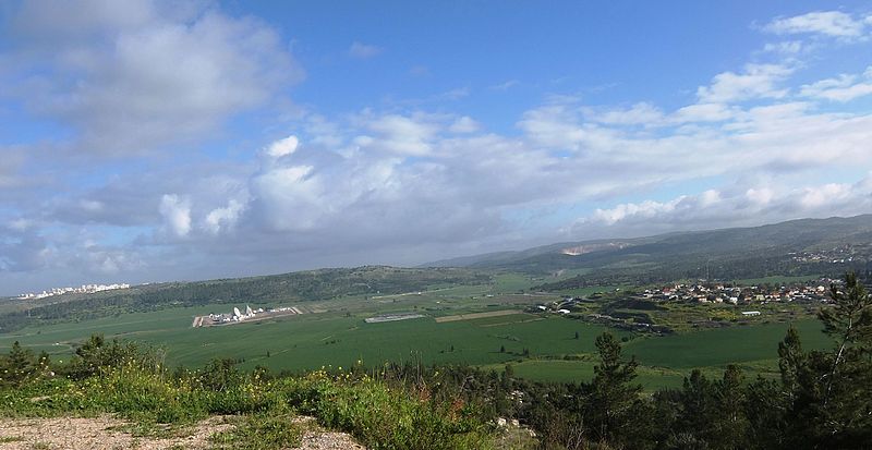 File:View of Elah Valley from atop Aderet, March 2015.jpg