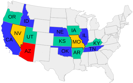 File:Visual proof USA states map needs 4 colors.svg