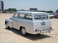 Rear view of Carbrasa-assembled Volvo PV445