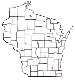 Vị trí trong Quận Jefferson, Wisconsin
