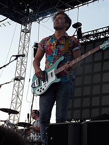 Walk the Moon's Kevin Ray performing at Bunbury 2013 Walk the Moon at Bunbury Music Festival 2013 (9309708691).jpg