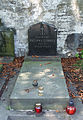 Grave of poet Kazimierz Przerwa-Tetmajer at Powązki Cemetery