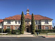Warwick High School, a government school in Warwick, Queensland, pictured in 2007. Warwick High School, 2017.jpg