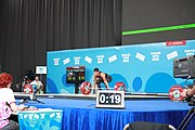 Deutsch: Gewichtheben bei den Olympischen Jugendspielen 2018; Tag 1, 7. Oktober 2018; Jungen 56 kg English: Weightlifting at the 2018 Summer Youth Olympics at 7 October 2018 – Boys' 56 kg