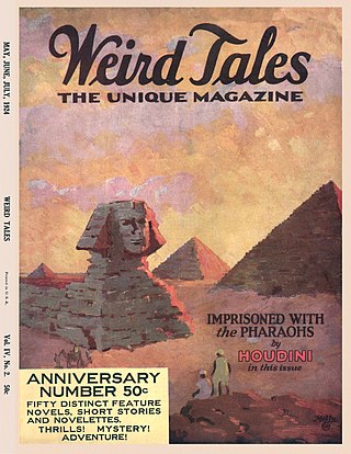 <span class="mw-page-title-main">Under the Pyramids</span> 1924 short story by H. P. Lovecraft