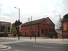 Rear of the building, in 2011 Westgate Unitarian Chapel, Wakefield (geograph 2578470).jpg