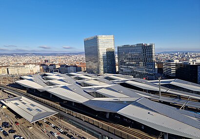 So kommt man zu dem Wien Hauptbahnhof mit den Öffentlichen - Mehr zum Ort Hier