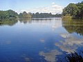 Lake behind Willesley Hall