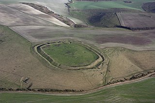 Liddington Castle late Bronze Age and early Iron Age hill fort in the English county of Wiltshire