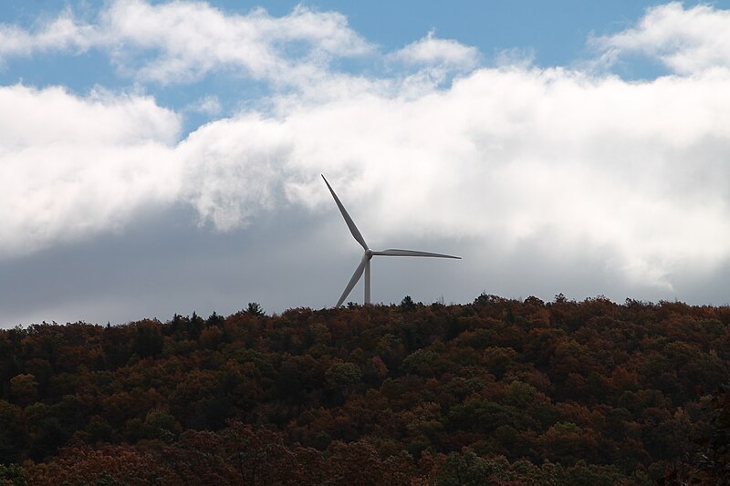 File:Wind turbine from Brandonville, Pennsylvania.JPG