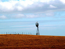A windpump on a farm in South Africa. Windmill South Africa.jpg