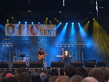 Wouter Deprez at the 0110 concert in Ghent. Wouter Deprez at 0110 concert Ghent.jpg