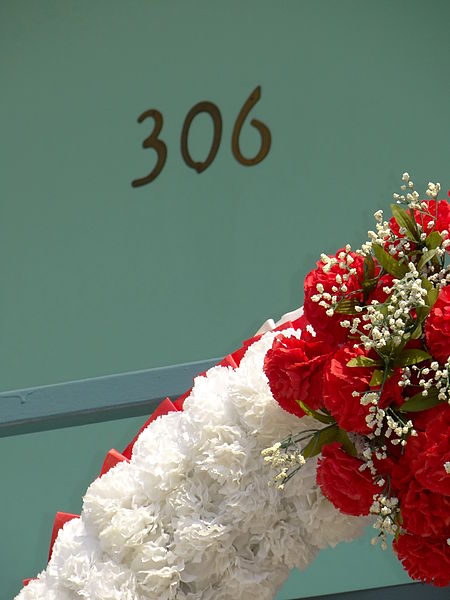 File:Wreath with Room Number - Where Martin Luther King Was Killed - National Civil Rights Museum - Downtown Memphis - Tennessee - USA.jpg