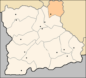 Poziția obștinii în cadrul regiunii Blagoevgrad