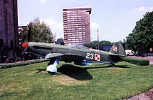 Yak-9P con le insegne dell'aviazione polacca.