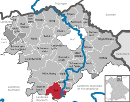 Zell im Fichtelgebirge - Localizazion