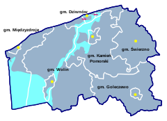 Plan powiatu kamieńskiego