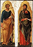 Saint Peter and Saint Andrew by Jacobello di Bonomo - Museo Correr