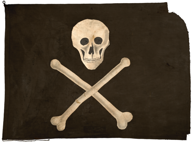 Schwarze Piratenflagge Piraten Flagge mit Totenkopf schwarz Zubehör Fahne  Freibeuter