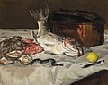 Édouard Manet: Stillleben mit Austern und Fischen