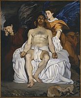 Едуар Мане, Мертвий Христос з ангелами, 1864