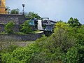 Čeština: Ústí nad Labem-centrum, okres Ústí nad Labem. Větruše, stanice lanové dráhy, pohled ze Střekova přes Labe. English: Ústí nad Labem-center, Ústí nad Labem District, Ústí nad Labem Region, Czech Republic. Větruše, a cableway station, seen from Střekov across the Elbe. Camera location 50° 39′ 19.4″ N, 14° 02′ 43.9″ E    View all coordinates using: OpenStreetMap