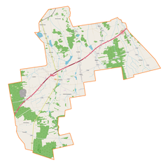 Mapa lokalizacyjna gminy Łyszkowice