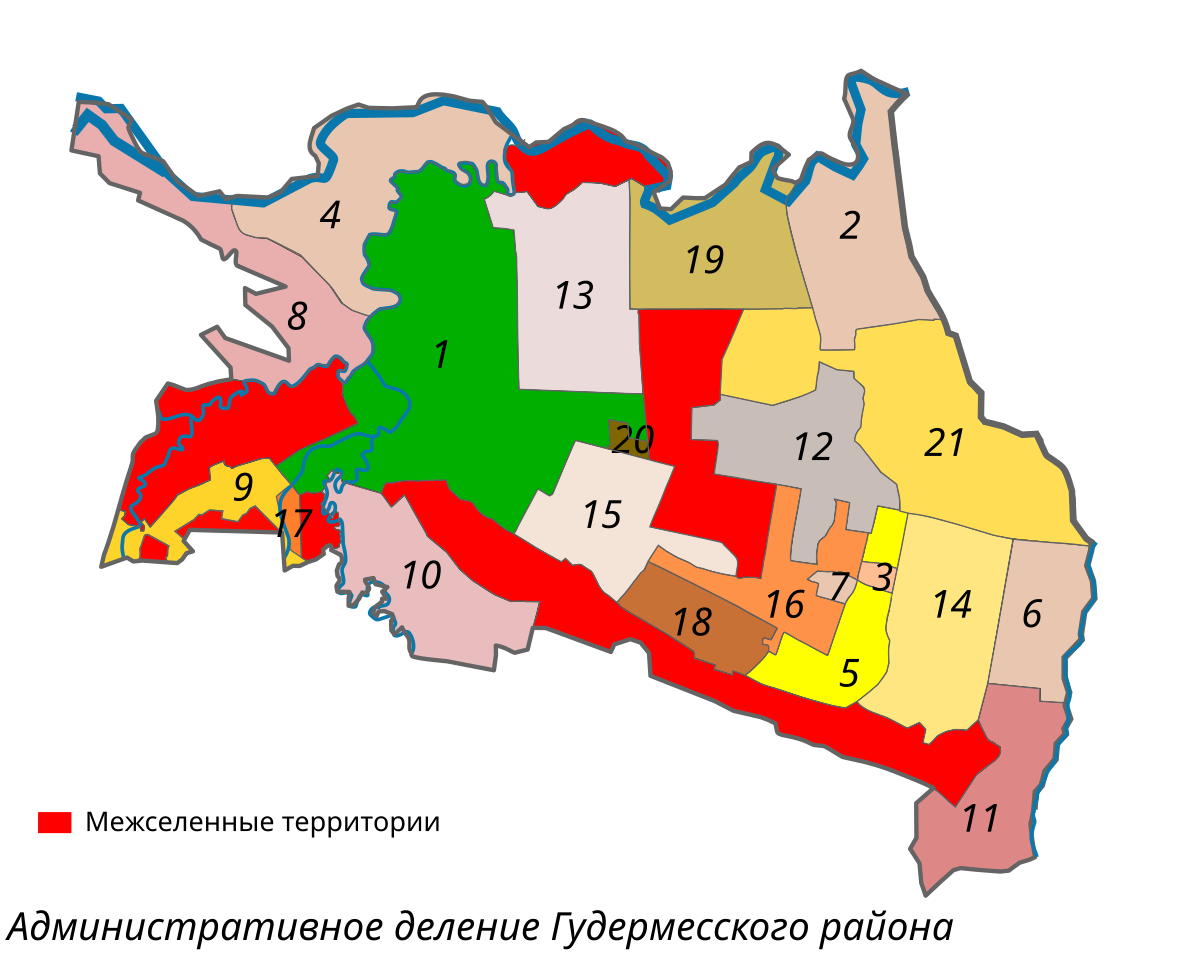 Карта осадков гудермес