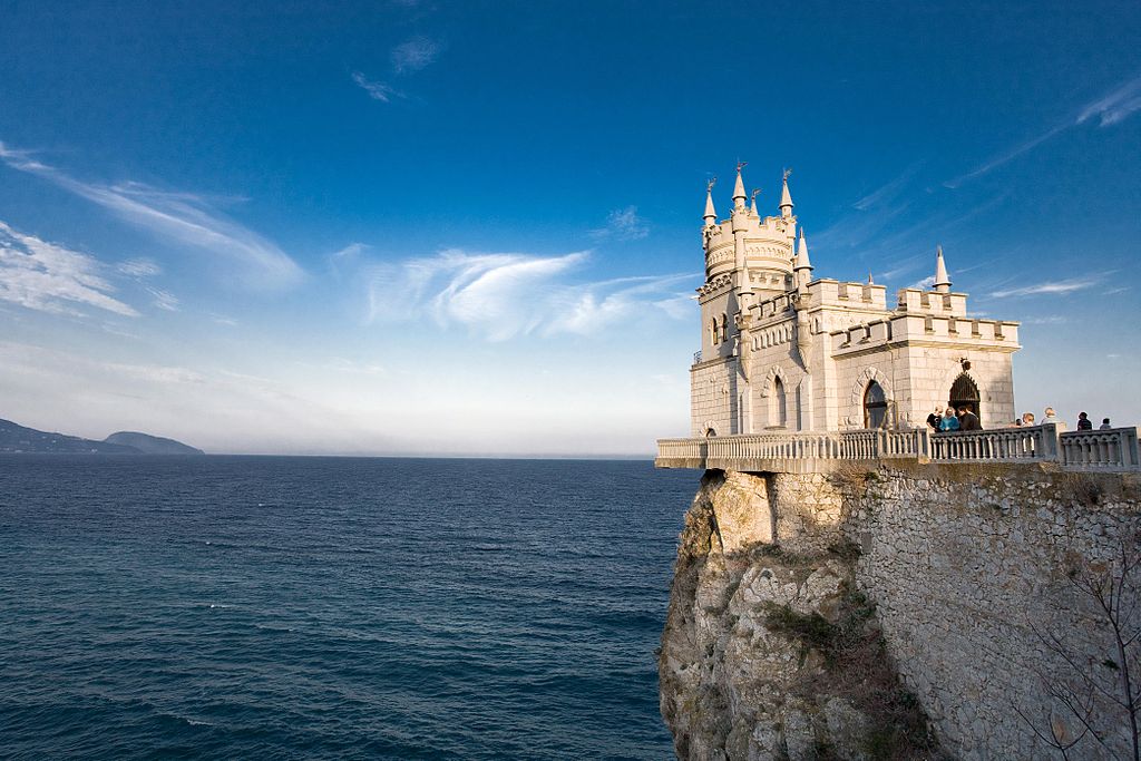 Ukrajina, hrad lastovičie hniezdo