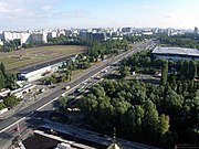 проспект Глушкова на північний схід від Одеської площі