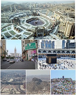 <span class="mw-page-title-main">Mecca</span> Holiest city in Islam and the capital of the Makkah Province of Saudi Arabia