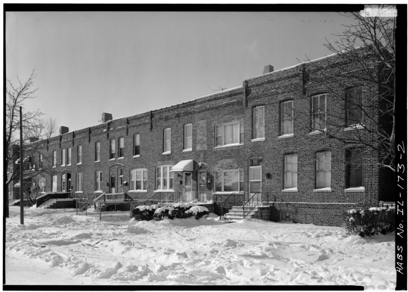 File:10642-44-46 LANGLEY AVENUE - Pullman Industrial Complex, Worker's Housing, 111 Street and Cottage Grove Avenue vicinity, Chicago, Cook County, IL HABS ILL,16-CHIG,102A-2.tif