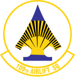 Emblema del 109 ° squadrone di ponte aereo.svg