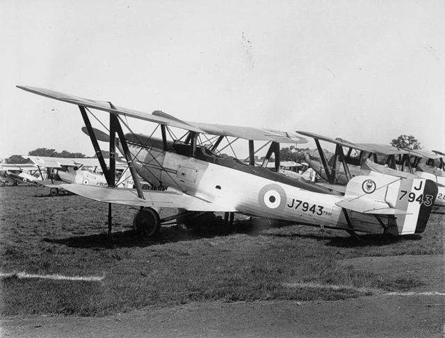 Fairey Fox J7943 of No. 12 Squadron at RAF Hendon for the 1929 Royal Air Force Pageant.