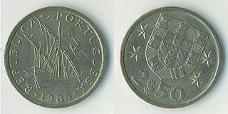 <span class="mw-page-title-main">Portuguese escudo</span> Former currency of Portugal from 1911 until 2002