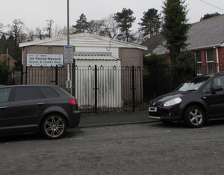 File:1st Ystrad Mynach Scout ^ Guide Hall, Central Street, Ystrad Mynach - geograph.org.uk - 5993401.jpg