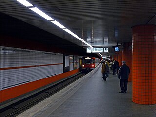 <span class="mw-page-title-main">Aufseßplatz station</span> Metro station in Nuremberg, Germany