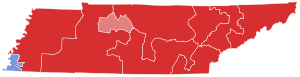 2014 Tennessee Gubernatorial Election by congressional district.svg