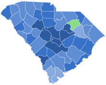 Primary results by county:
Smith
Smith--70-80%
Smith--60-70%
Smith--50-60%
Smith--40-50%
Willis
Willis--40-50% 2018 SC gubernatorial Democratic primary.svg
