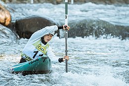 Campionatele Mondiale de slalom de canoe ICF 2019 007 - Noemie Fox.jpg