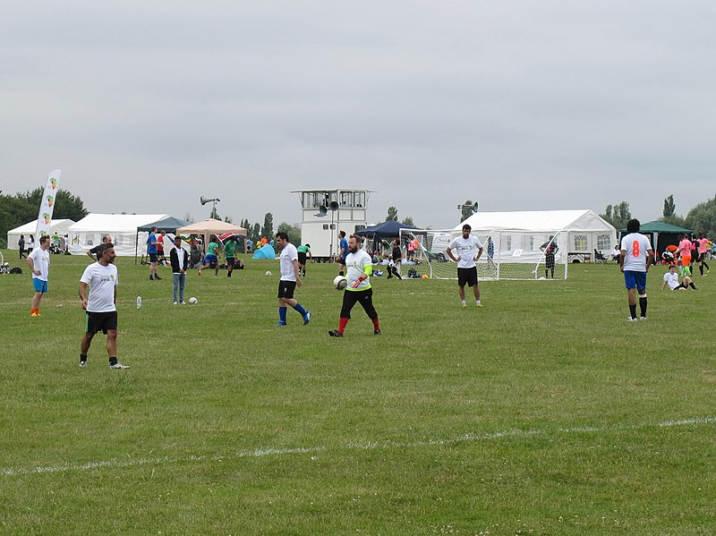 File:6-a-side match, "Tackle Africa" football, Wormwood Scrubs - geograph.org.uk - 4543939.jpg