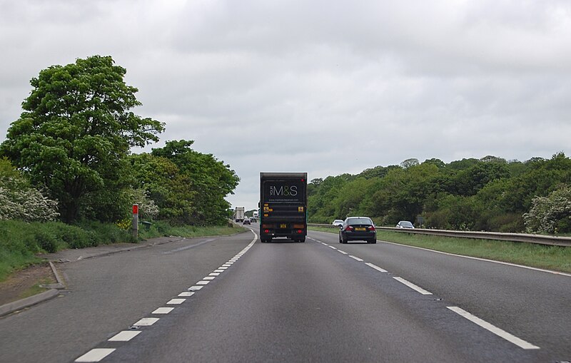 File:A1 northbound north of Ranby - geograph.org.uk - 4960507.jpg